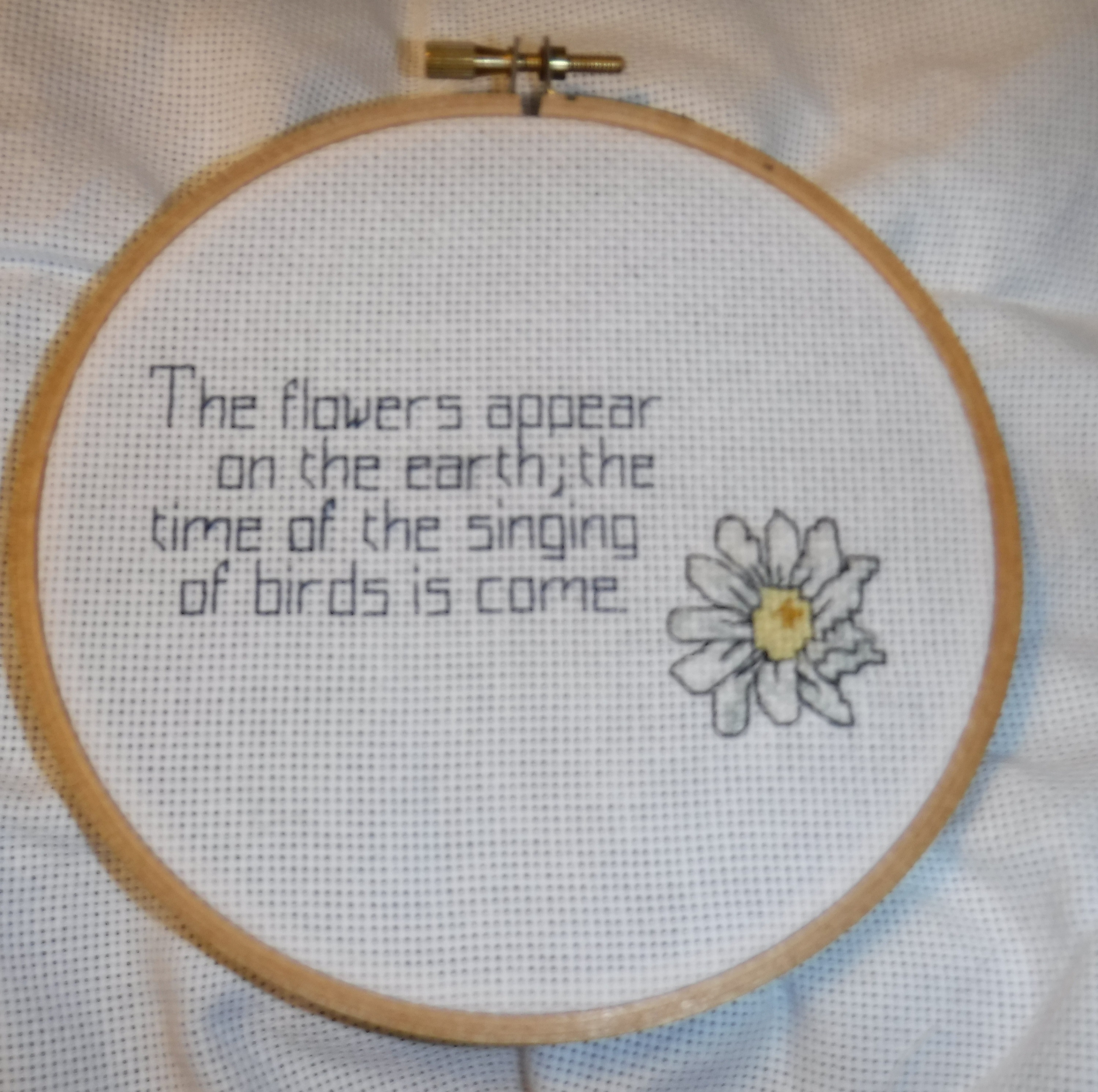 Finished -- I think --this cross stitch Finished -- I think --this cross stitch