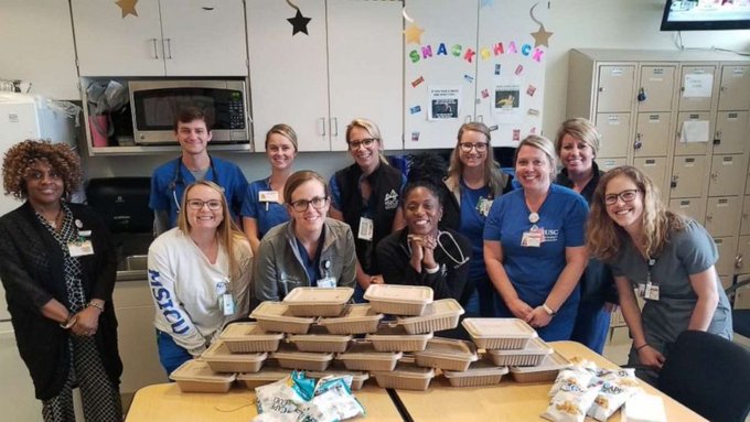 Medical staff at a hospital in Charleston South Carolina Medical staff at a hospital in Charleston South Carolina