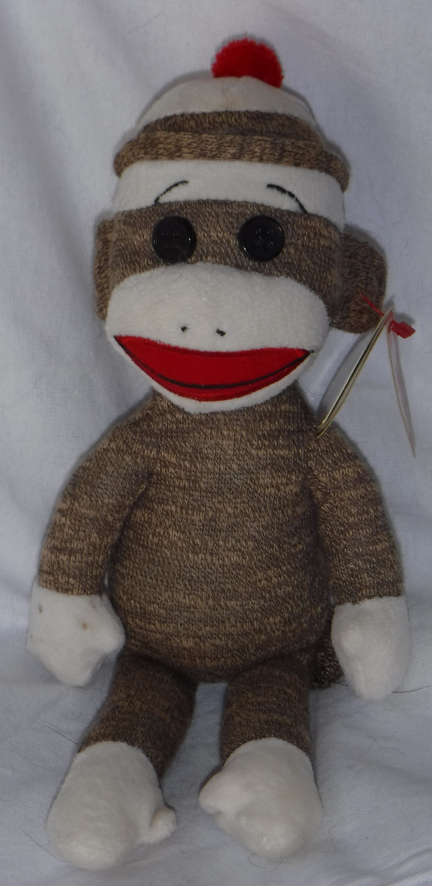 One of the photos I took of the TY sock monkey that was in my mother's collection One of the photos I took of the TY sock monkey that was in my mother's collection