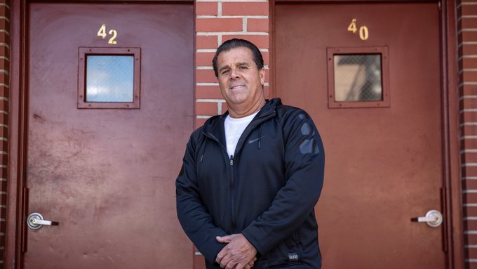Brooklyn landlord Mario Salerno in front of his rental properties. Brooklyn landlord Mario Salerno in front of his rental properties.