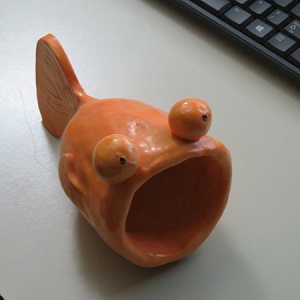 Photo of a fish my son made in high school Photo of a fish my son made in high school