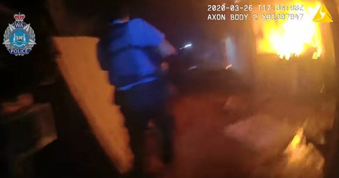 Bodycam to record a rescue of a child inside of a home fire. Bodycam to record a rescue of a child inside of a home fire.