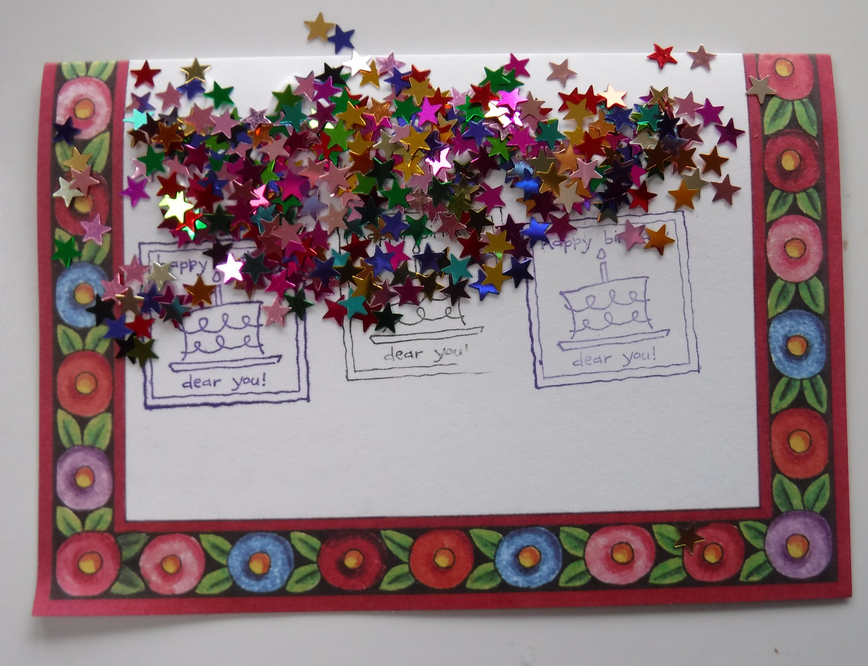 Photo I took of the card that I made Photo I took of the card that I made