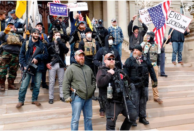Coronavirus, Stay At Home Protesters, Trump supporters Coronavirus, Stay At Home Protesters, Trump supporters
