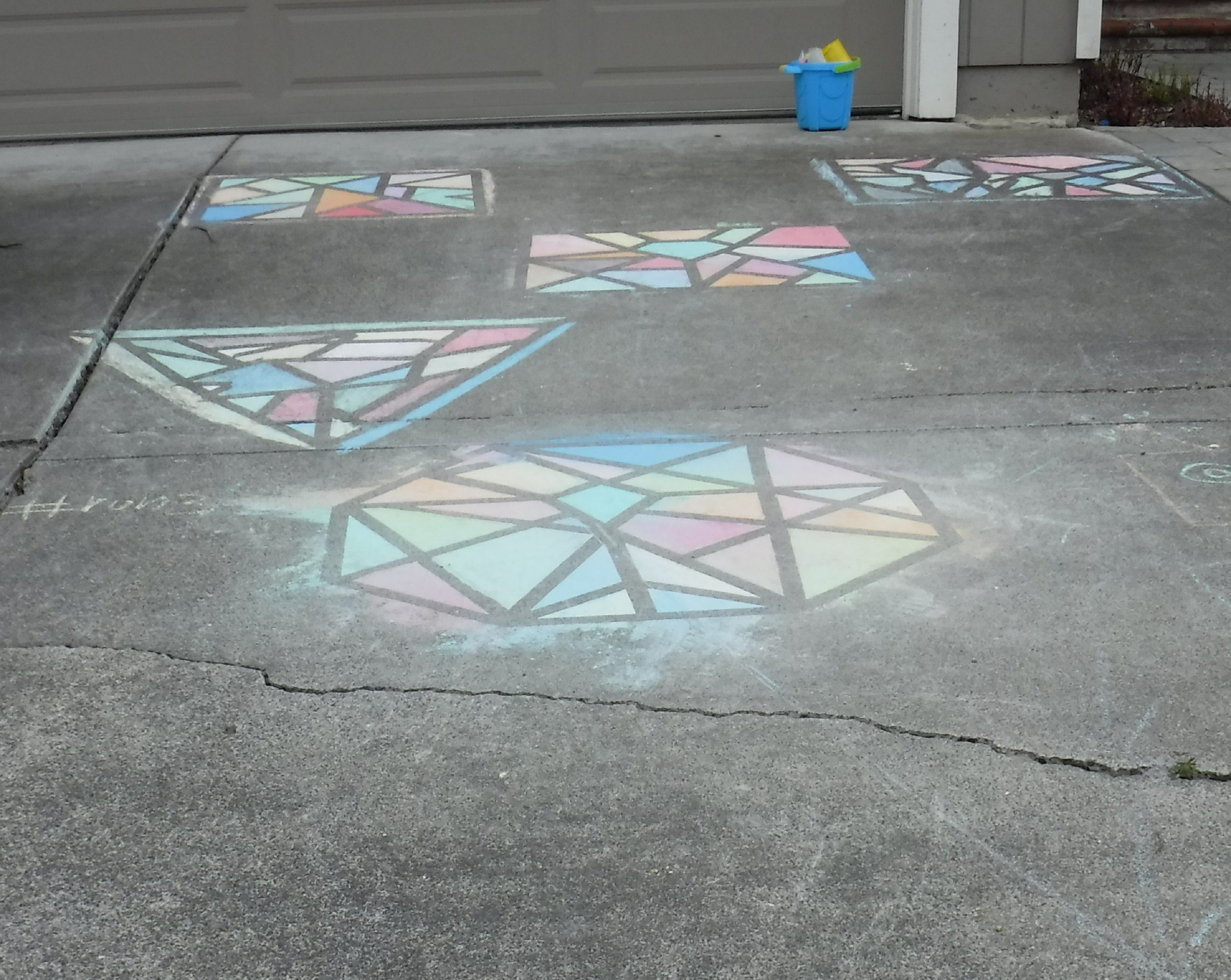 Photo I took of driveway chalk art on a walk Photo I took of driveway chalk art on a walk