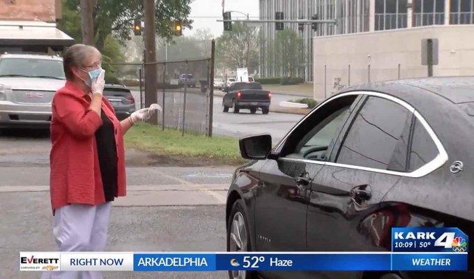 A customer who tipped a restaurant in Arkansas with stimulus money A customer who tipped a restaurant in Arkansas with stimulus money