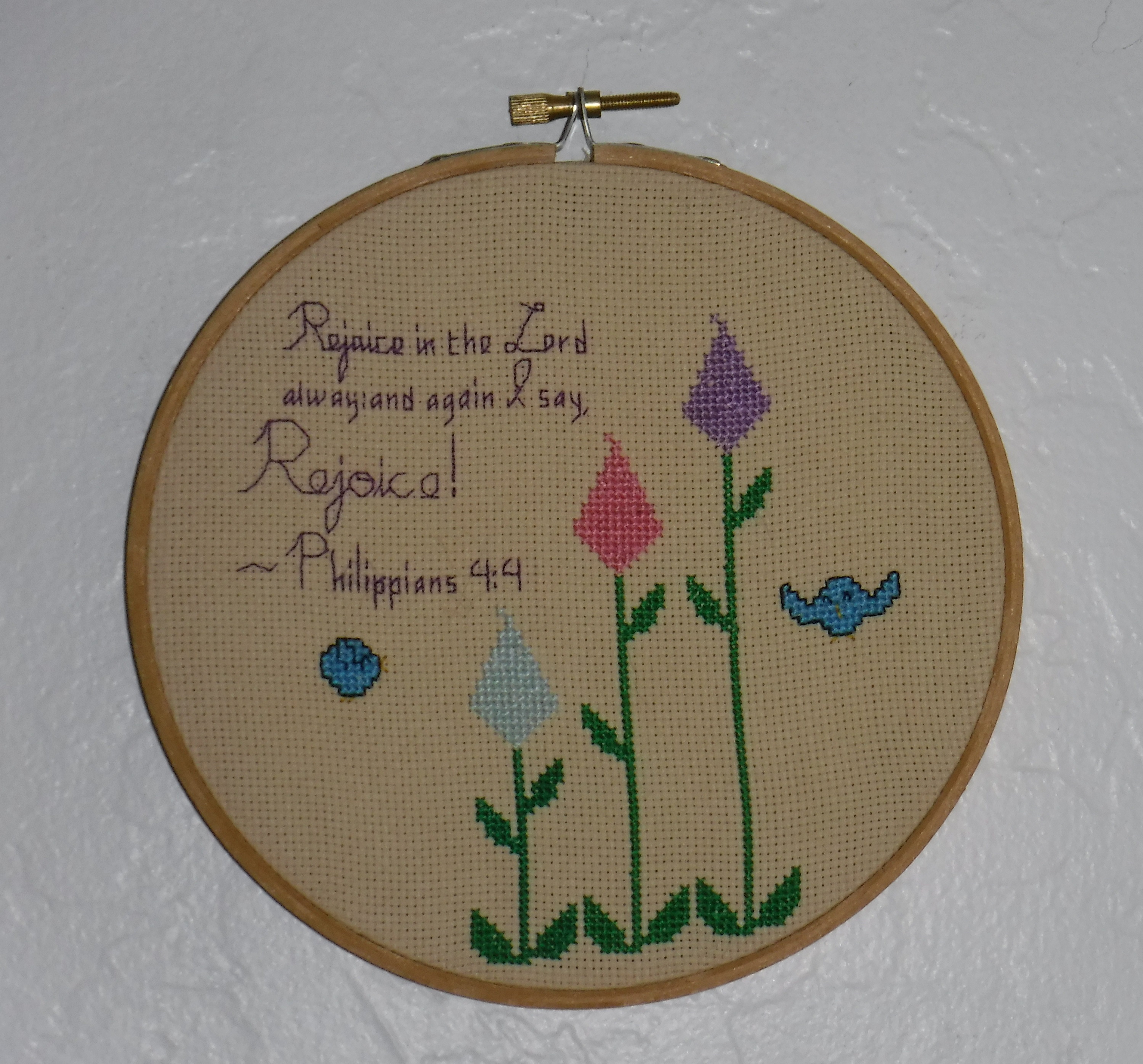 Finished cross stitch that I may have just sold. Finished cross stitch that I may have just sold.
