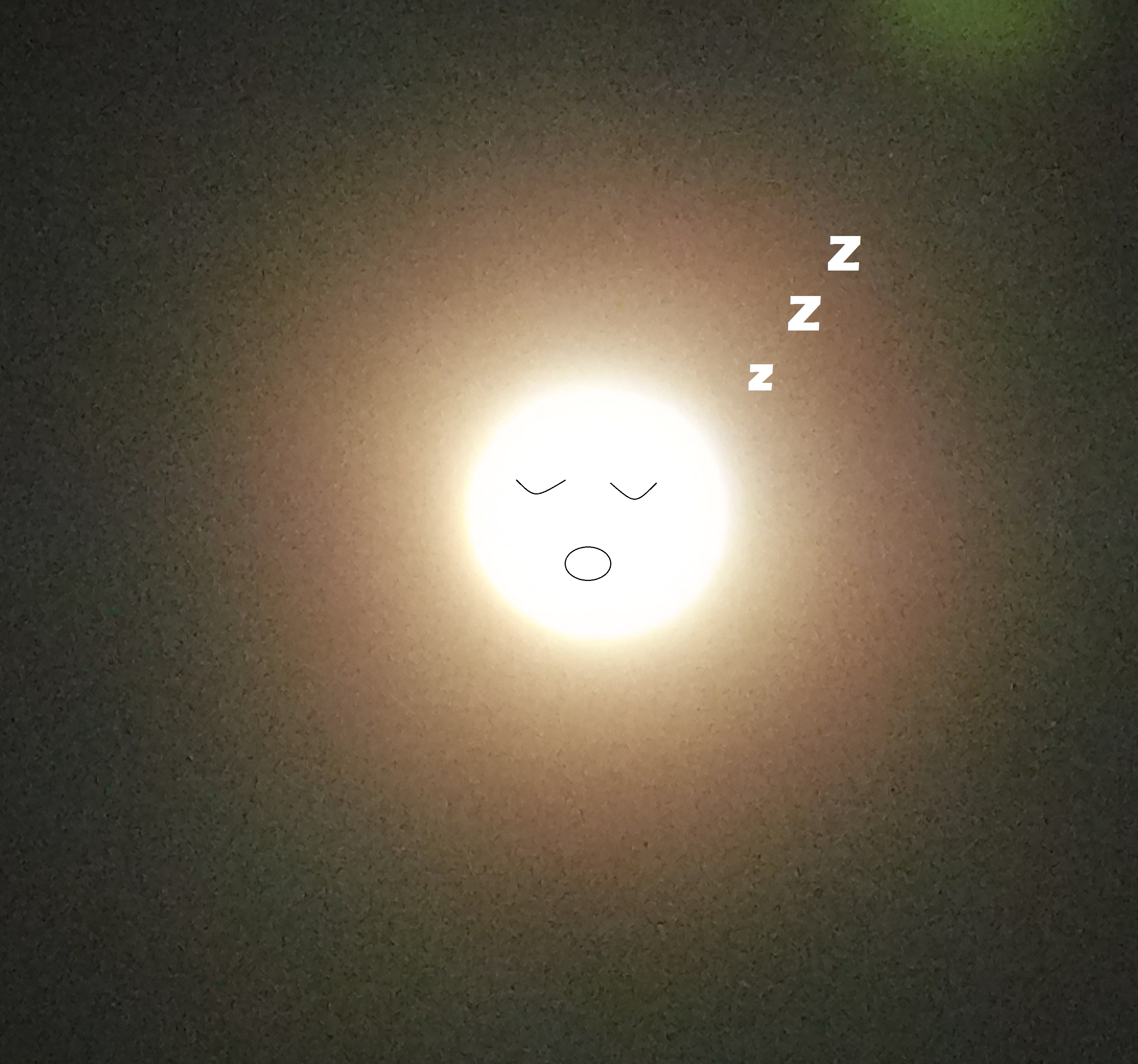 Photo taken by me with extras added on Microsoft Paint
