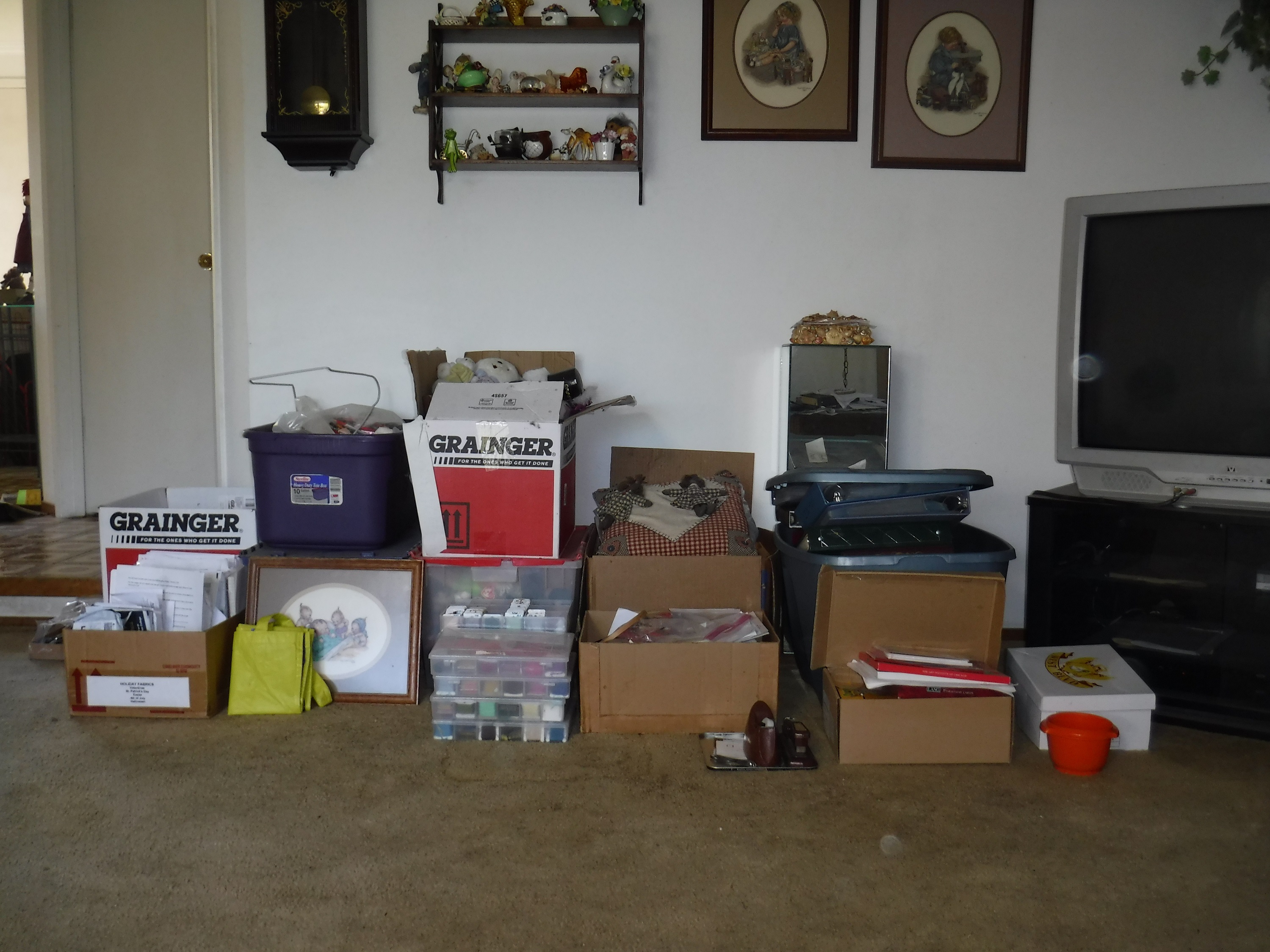 Photo I took of "clean" living room Photo I took of "clean" living room