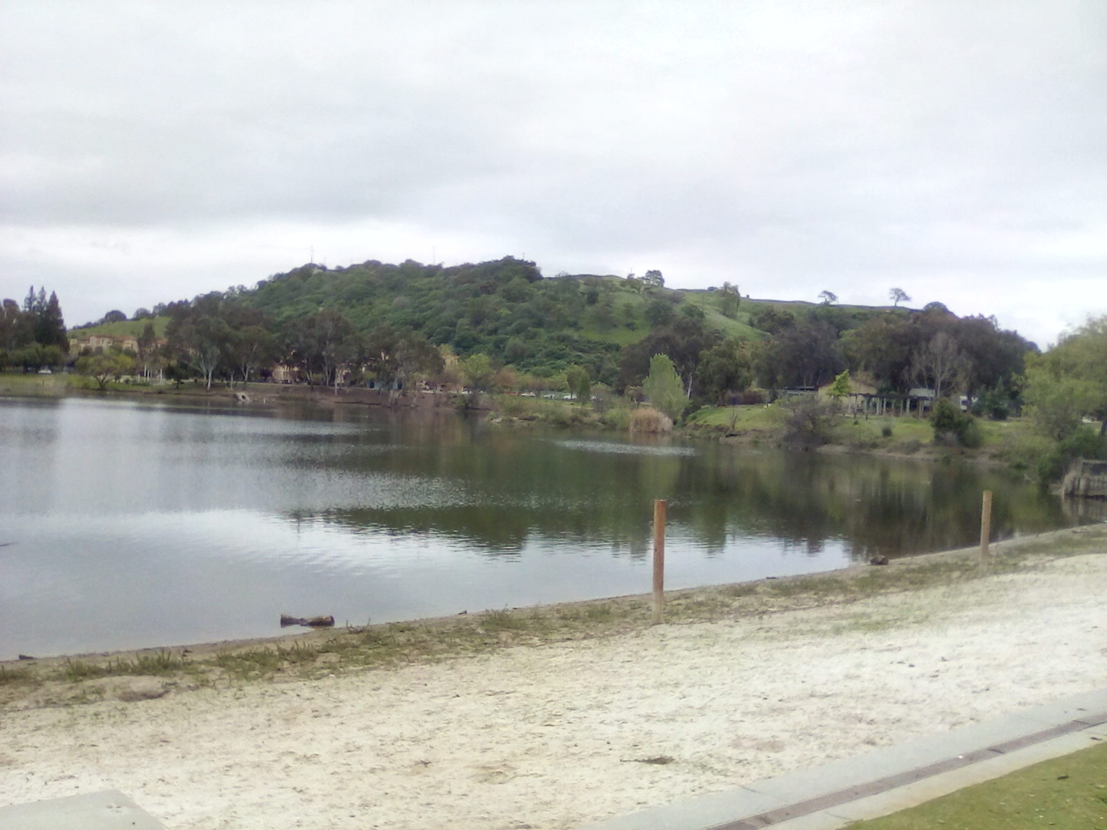 Almaden Lake Park with view of hill / myLot