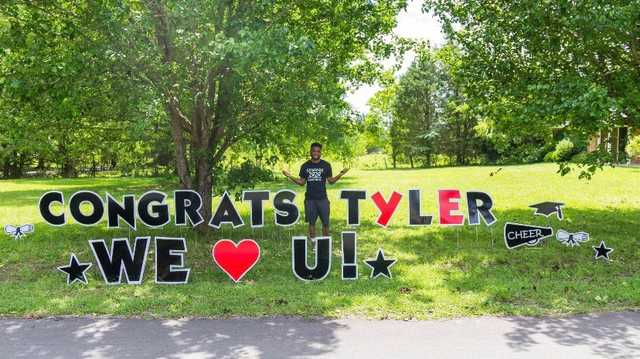 Brandon High School Senior Tyler Ward special grad ceremony