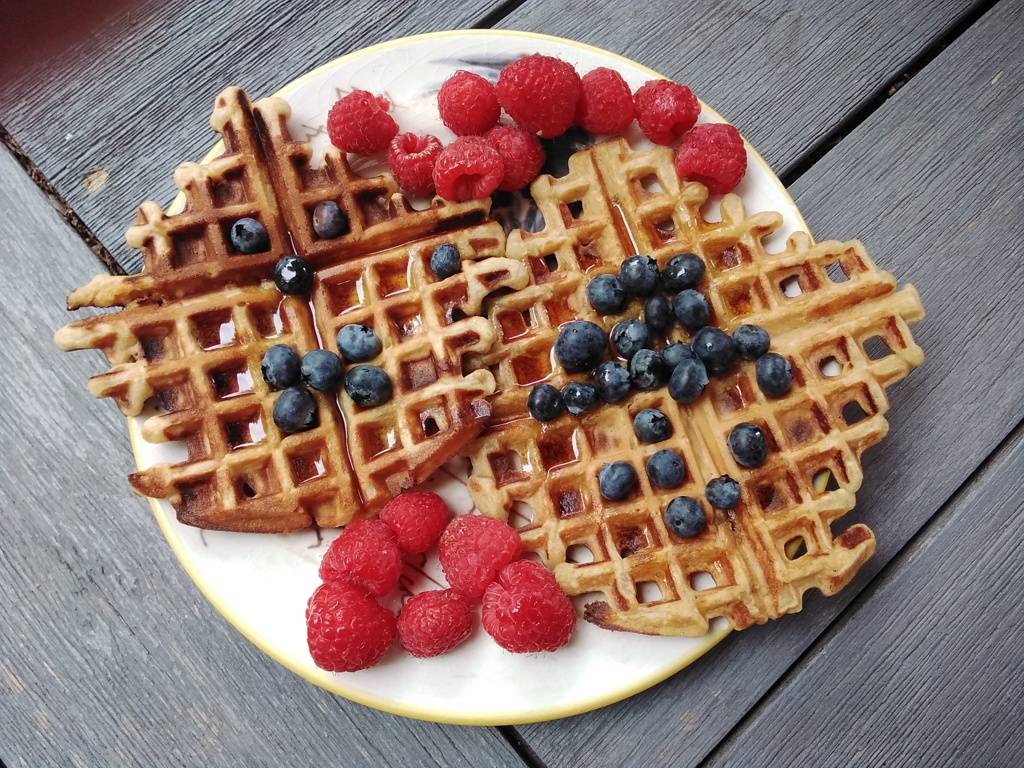 Waffles, breakfast, blueberries, raspberries, berry Waffles, breakfast, blueberries, raspberries, berry
