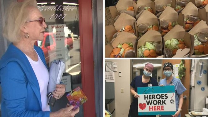 Deidre Pain doing her part to thank the frontline heroes in Arizona Deidre Pain doing her part to thank the frontline heroes in Arizona