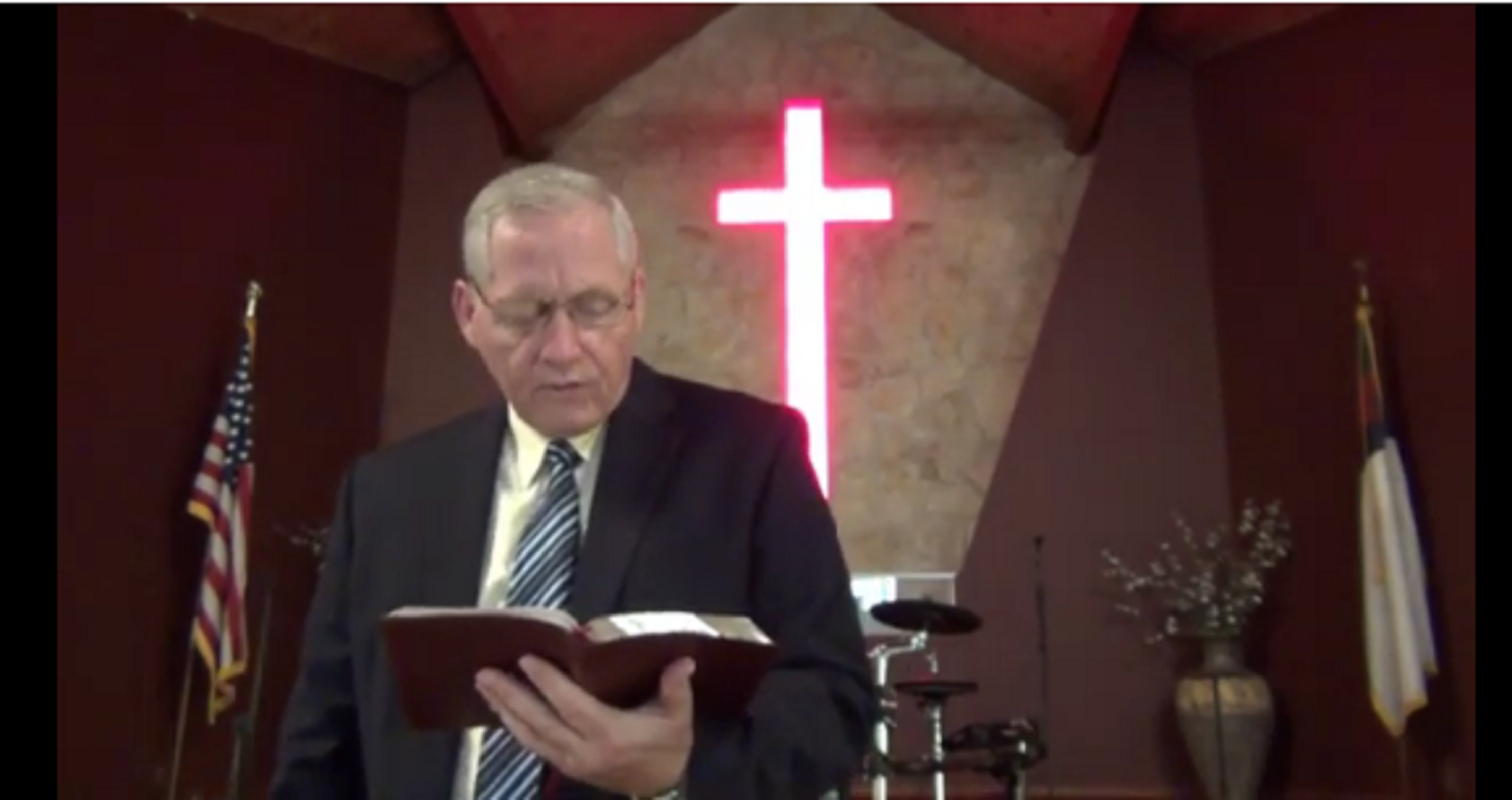 Screencap I took of today's sermon on You Tube Screencap I took of today's sermon on You Tube
