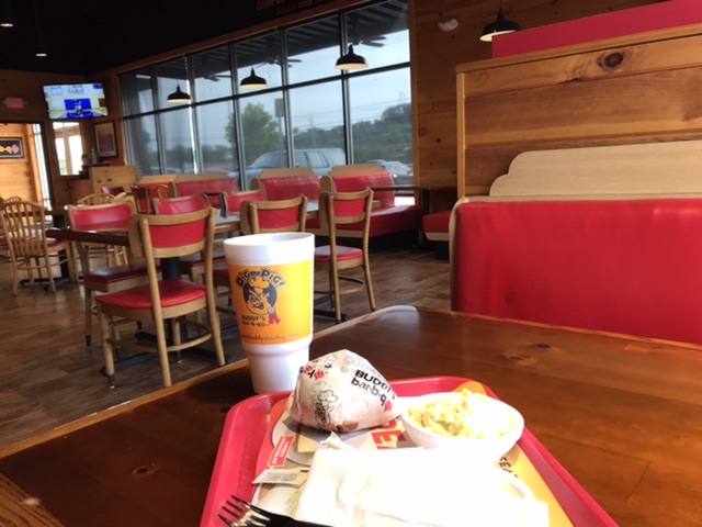 Sandwich, drink, and a seat in a restaurant in Sevierville, Tennessee. Photo taken by and the property of FourWalls. Sandwich, drink, and a seat in a restaurant in Sevierville, Tennessee. Photo taken by and the property of FourWalls.