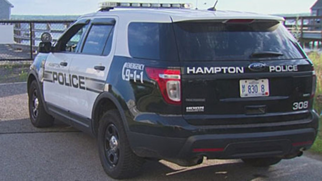 A Hampton police auto in New Hampshire A Hampton police auto in New Hampshire
