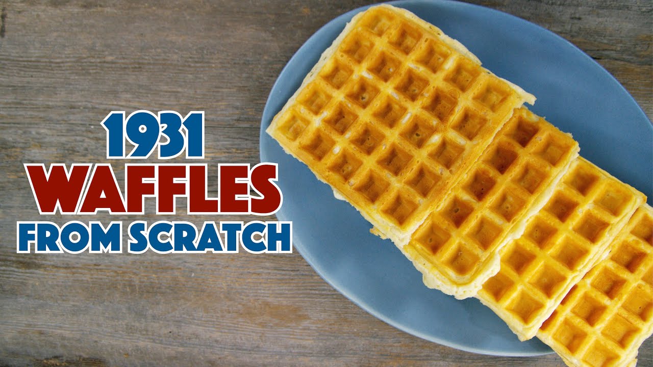 Vintage Recipes 1931 Waffle Recipe + End of the day? / myLot