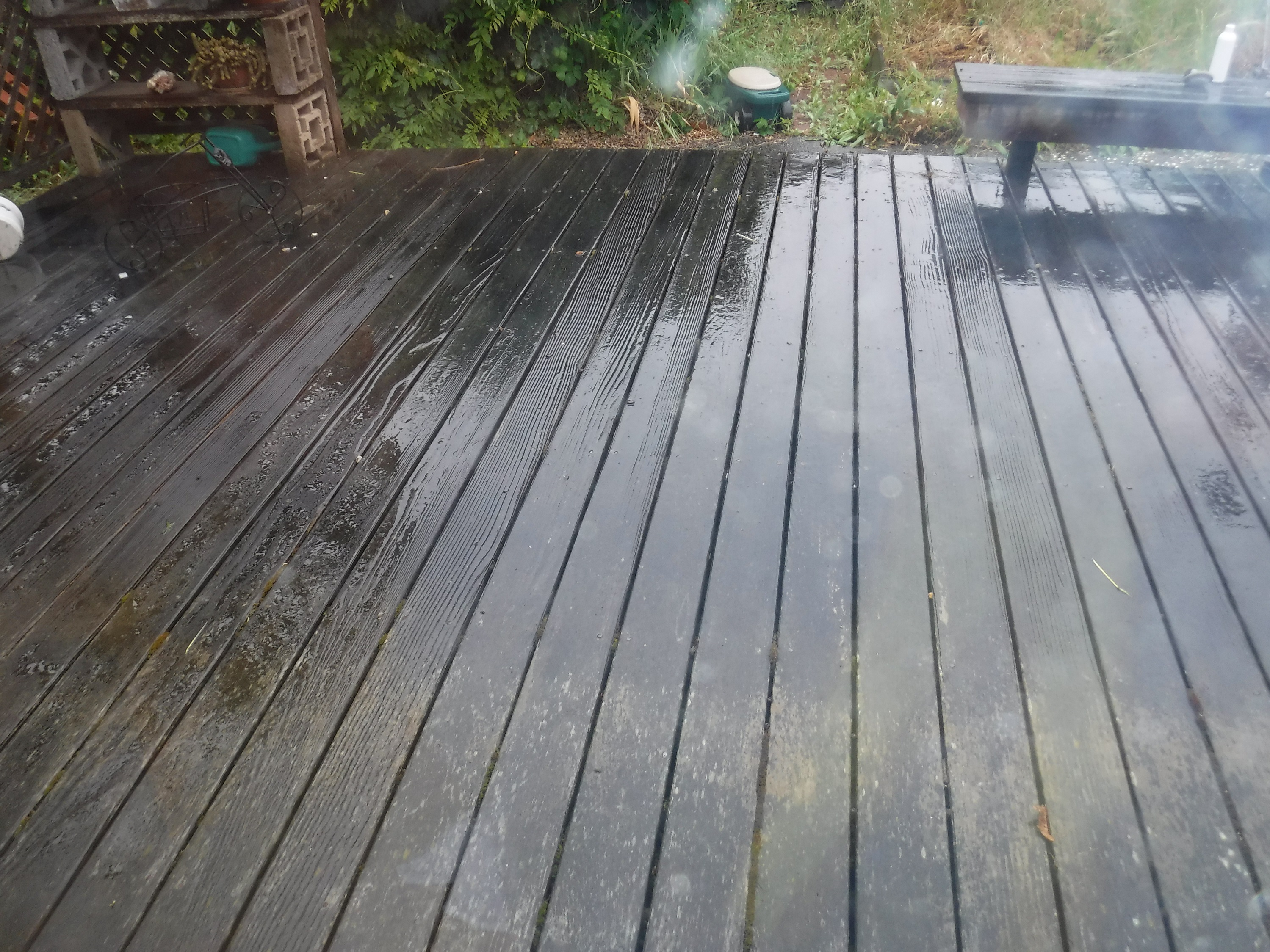 Photo I took of my wet back deck Photo I took of my wet back deck