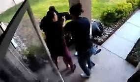 Karen Aranda seen saving the life of Billy Bass outside of her home Karen Aranda seen saving the life of Billy Bass outside of her home