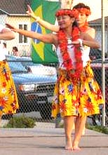 Hula! - That's me enjoying myself! A'a i ka hula, waiho ka hilahila i ka hale!  Which means... When dancing the hula, leave the shyness at home!