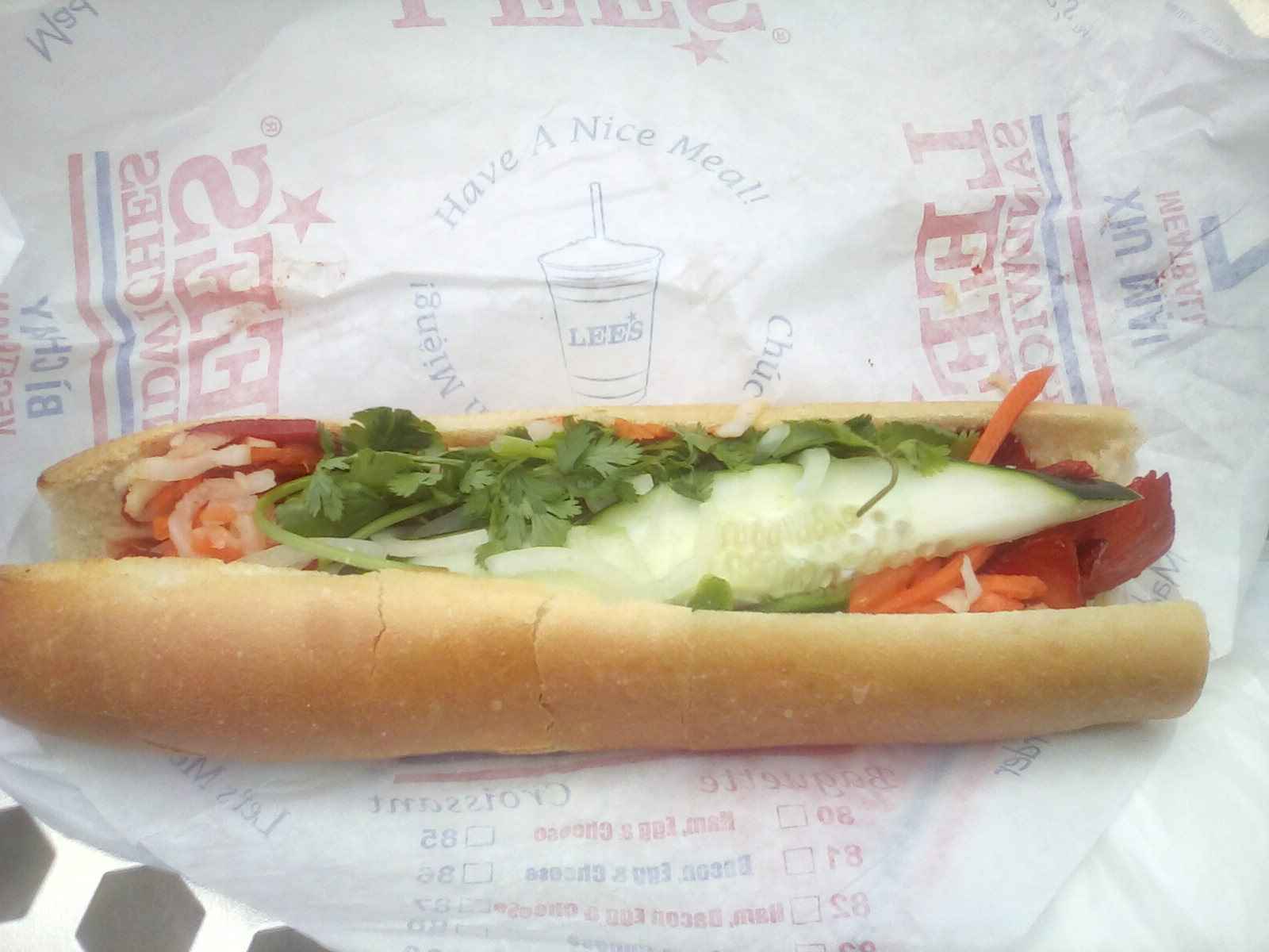 Les sandwiches, banh mi, vietnam, ietnamese foos,sandwich