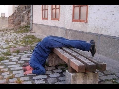 drunk dude on bench drunk dude on bench