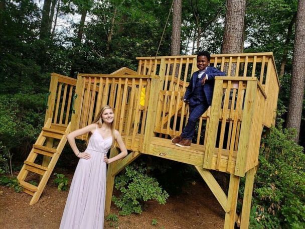 Rachel Sanderson and his prom date Curtis Rogers Rachel Sanderson and his prom date Curtis Rogers