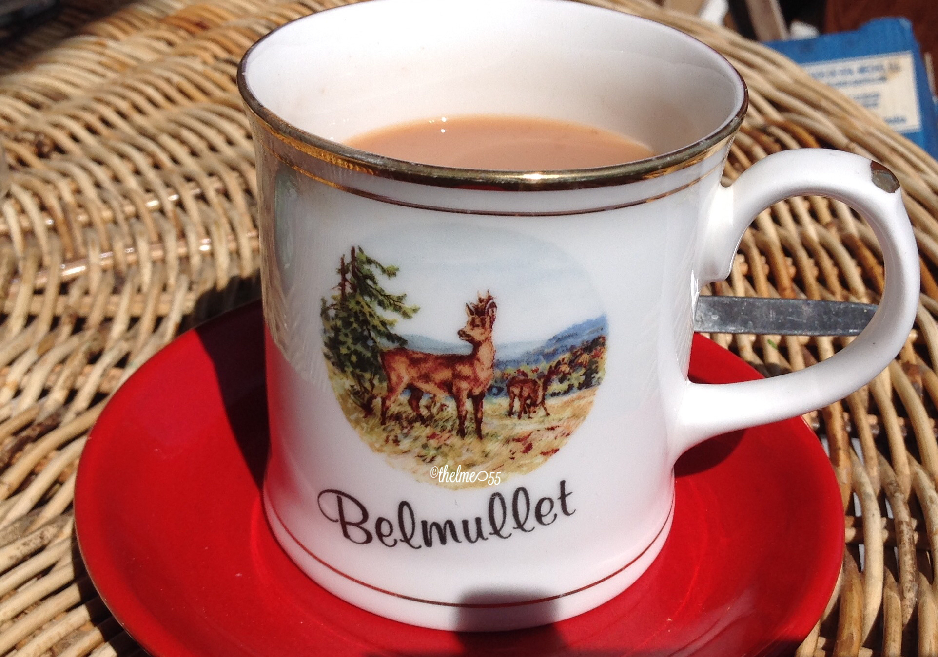 A mug of creamy Cornwall tea