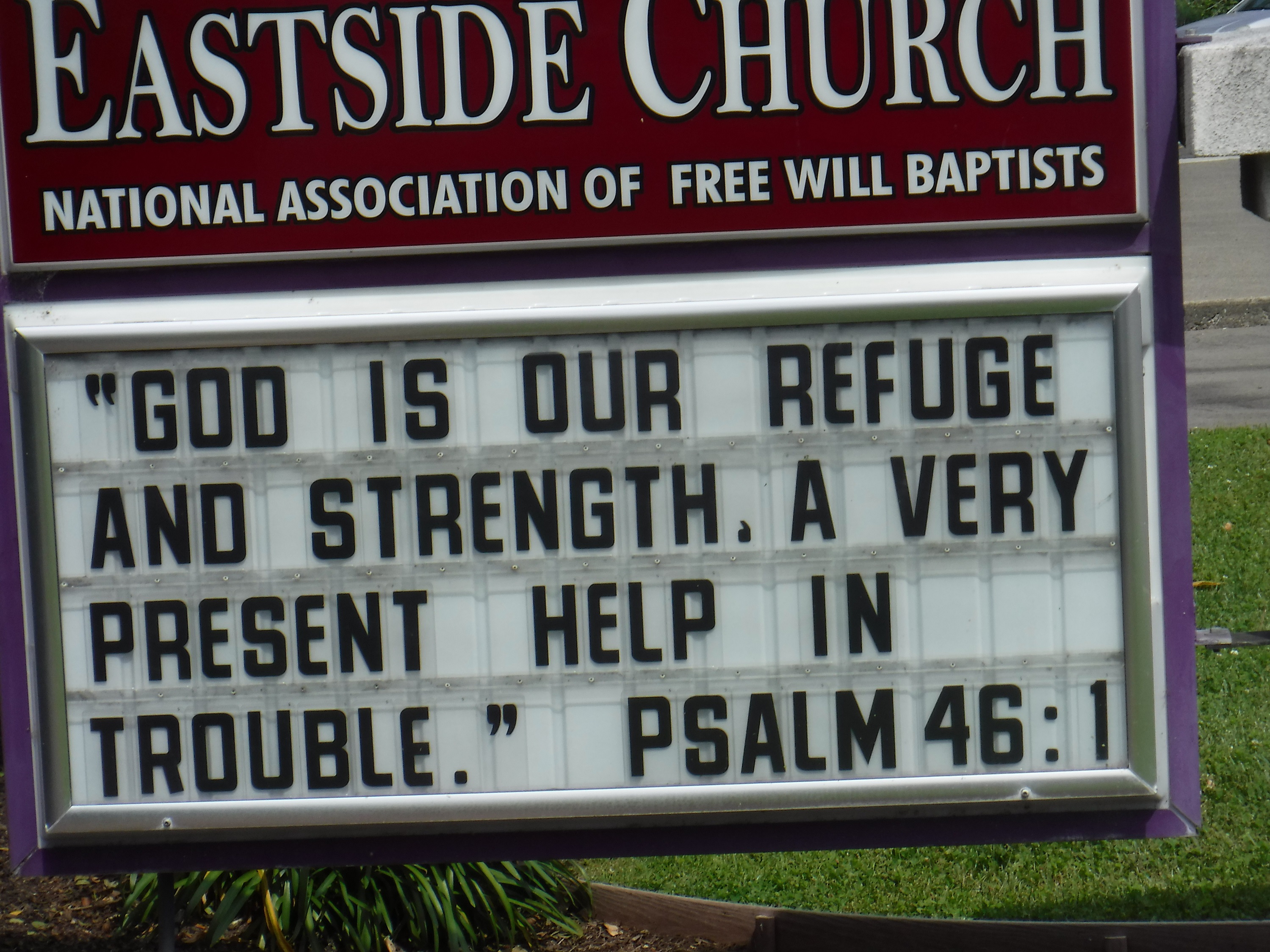 photo I took of the church sign this morning photo I took of the church sign this morning