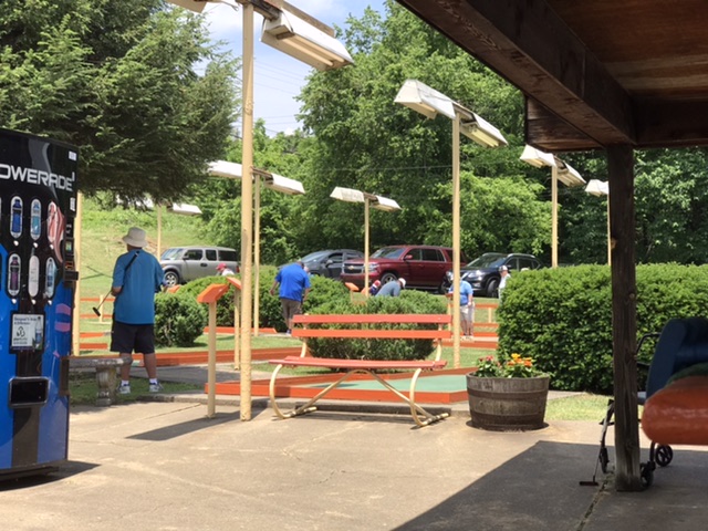 Practice on the Putt Putt course in Kingsport, Tennessee. Photo taken by and the property of FourWalls. Practice on the Putt Putt course in Kingsport, Tennessee. Photo taken by and the property of FourWalls.