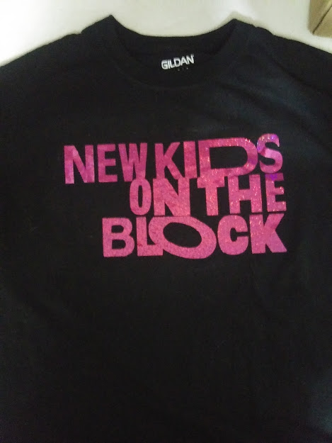 Photo Credit: I snapped this picture of my NKOTB shirt earlier today.