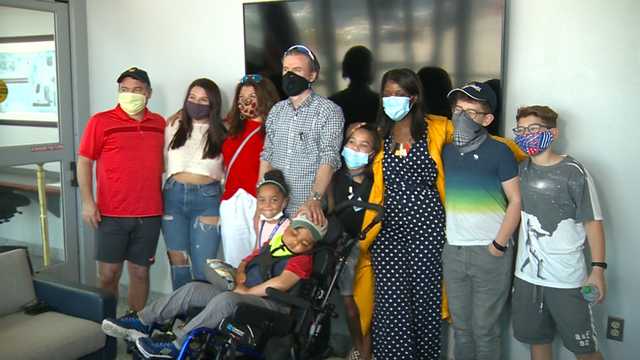 The Cooney family ready to leave for California The Cooney family ready to leave for California
