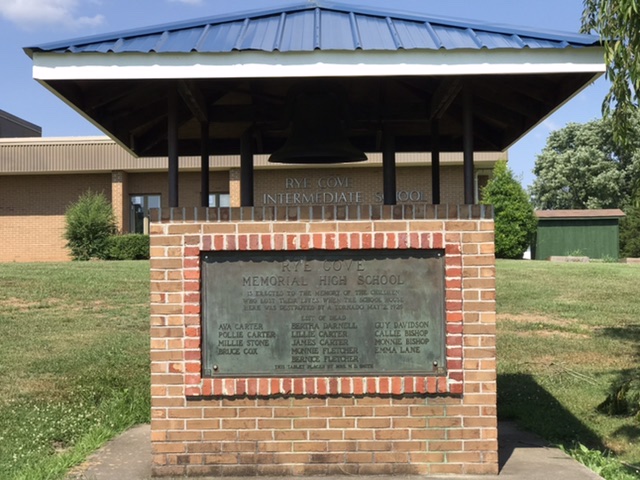 The Rye Cove tornado disaster memorial in front of the school rebuilt on the site of the 1929 disaster. Photo taken by and the property of FourWalls. The Rye Cove tornado disaster memorial in front of the school rebuilt on the site of the 1929 disaster. Photo taken by and the property of FourWalls.