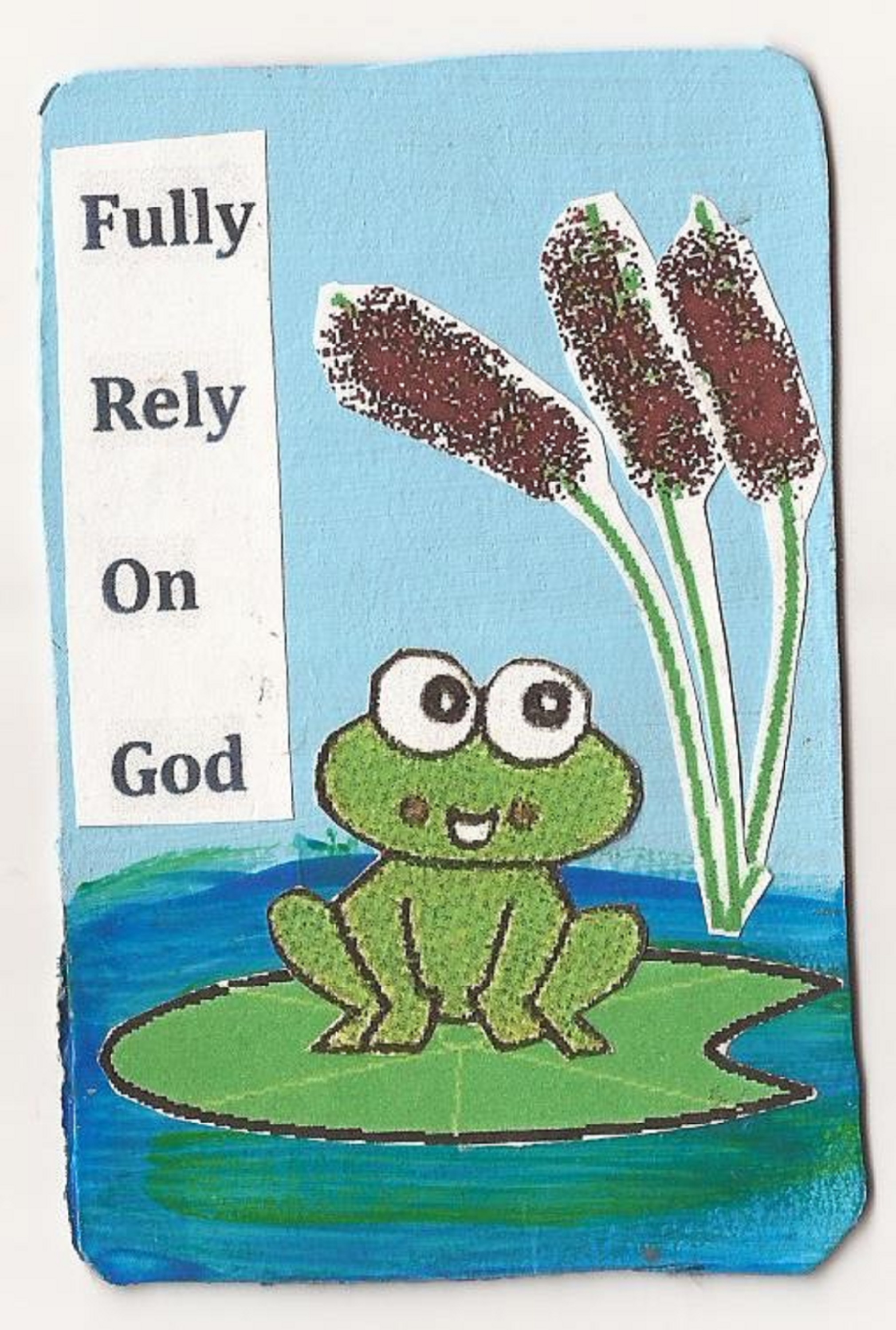 One of the Artist Trading Cards I've made in the past One of the Artist Trading Cards I've made in the past