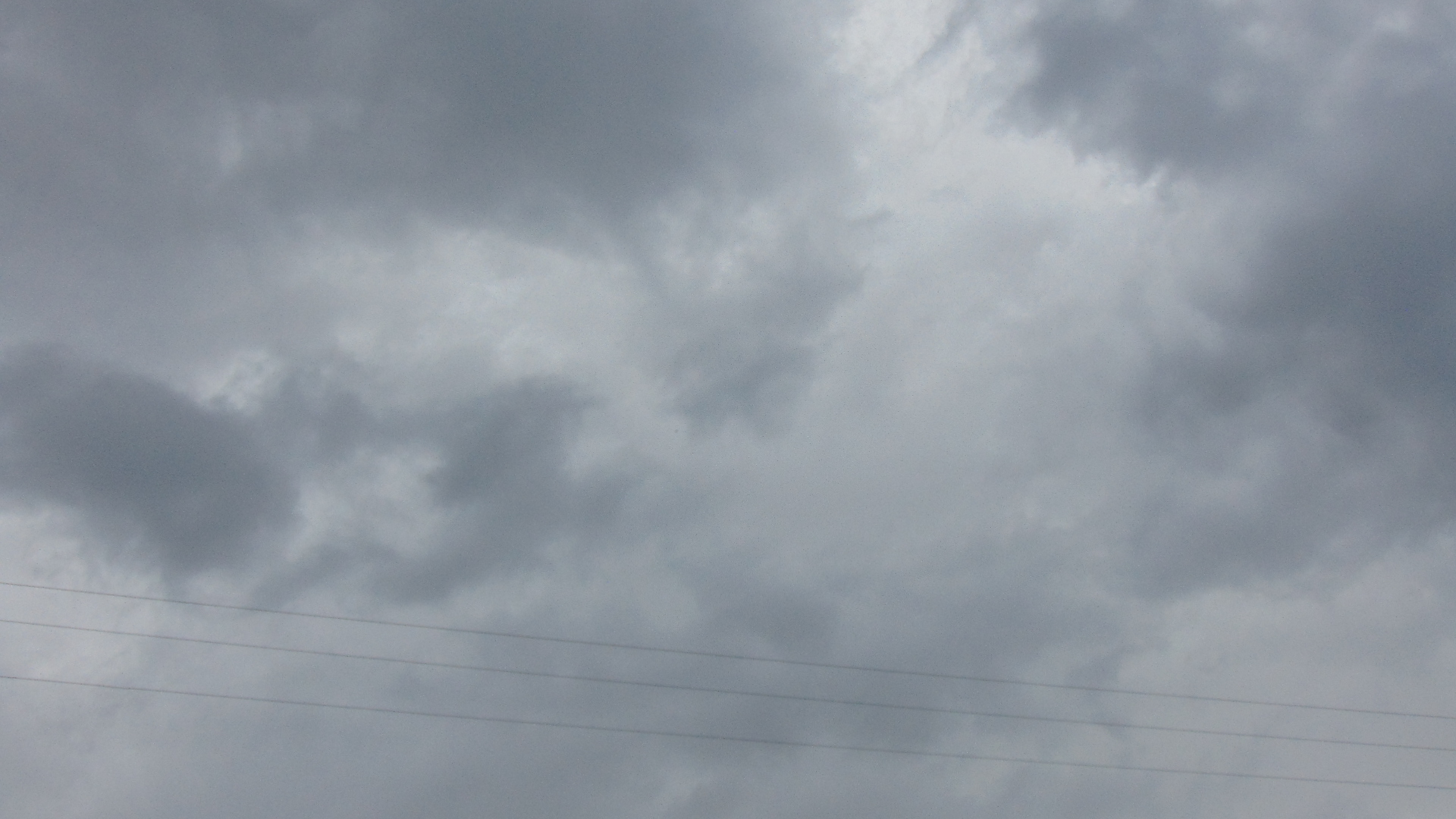 rain clouds.