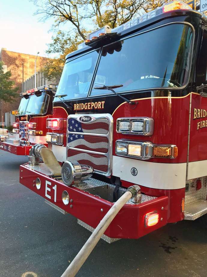 Bridgeport firetruck ready to save some lives Bridgeport firetruck ready to save some lives