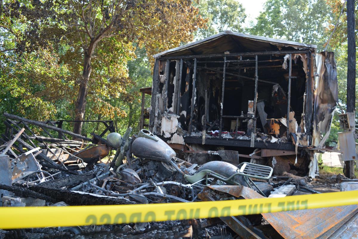 A burned out home in North Carolina on Sunday morning A burned out home in North Carolina on Sunday morning