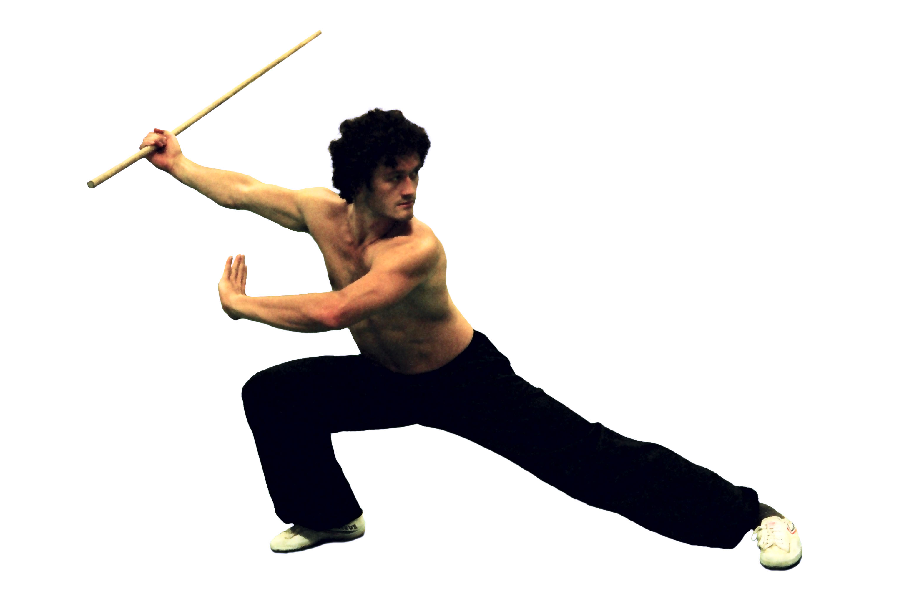 The Kung Fu master was good but was beaten by being shushed away The Kung Fu master was good but was beaten by being shushed away