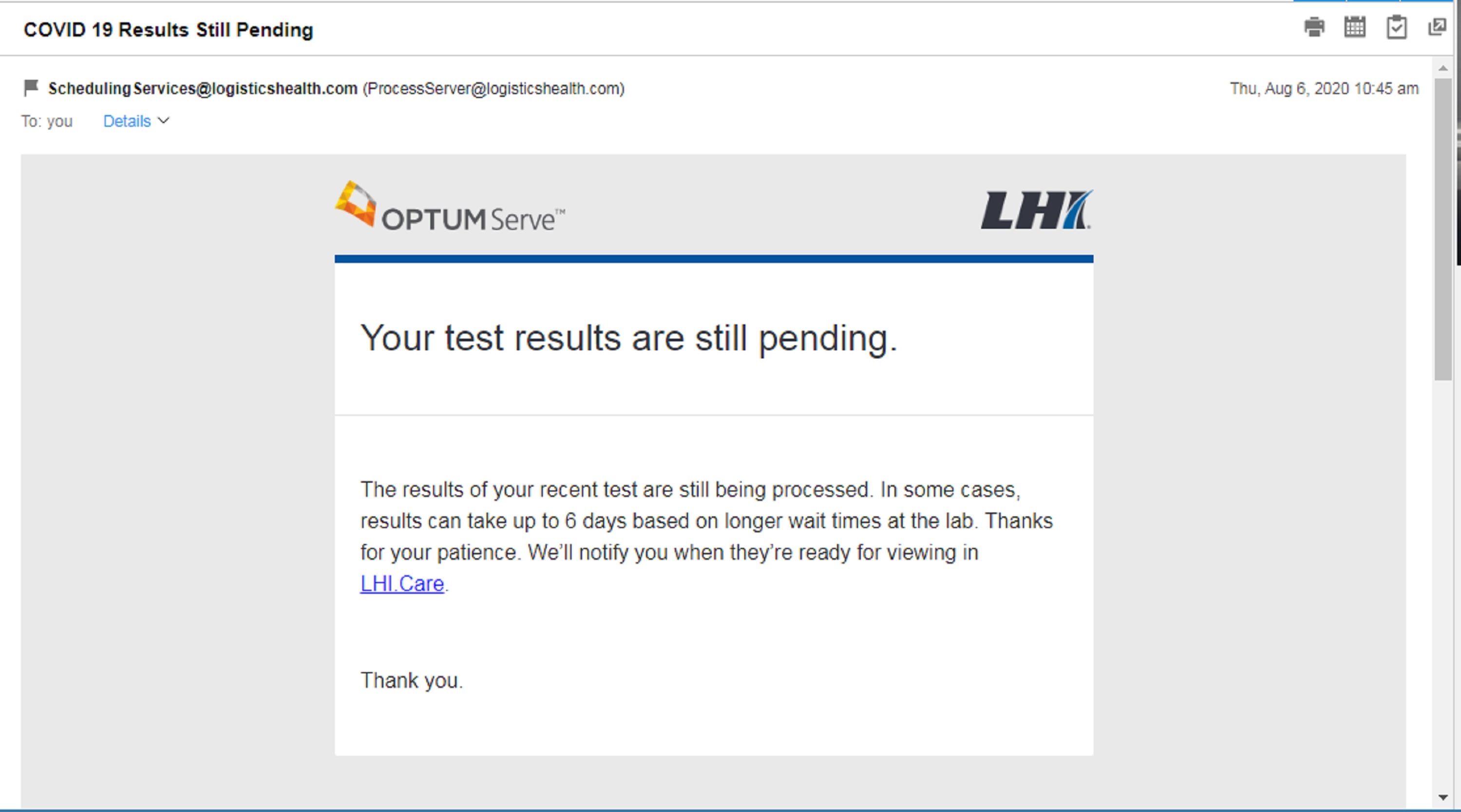 Got an email Got an email