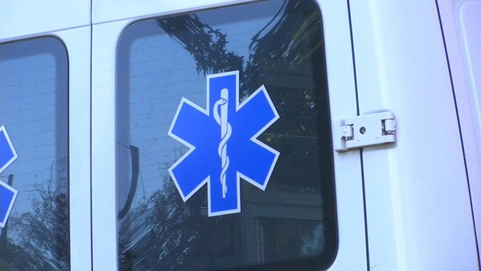 An ambulance in Grisham Oregon. An ambulance in Grisham Oregon.