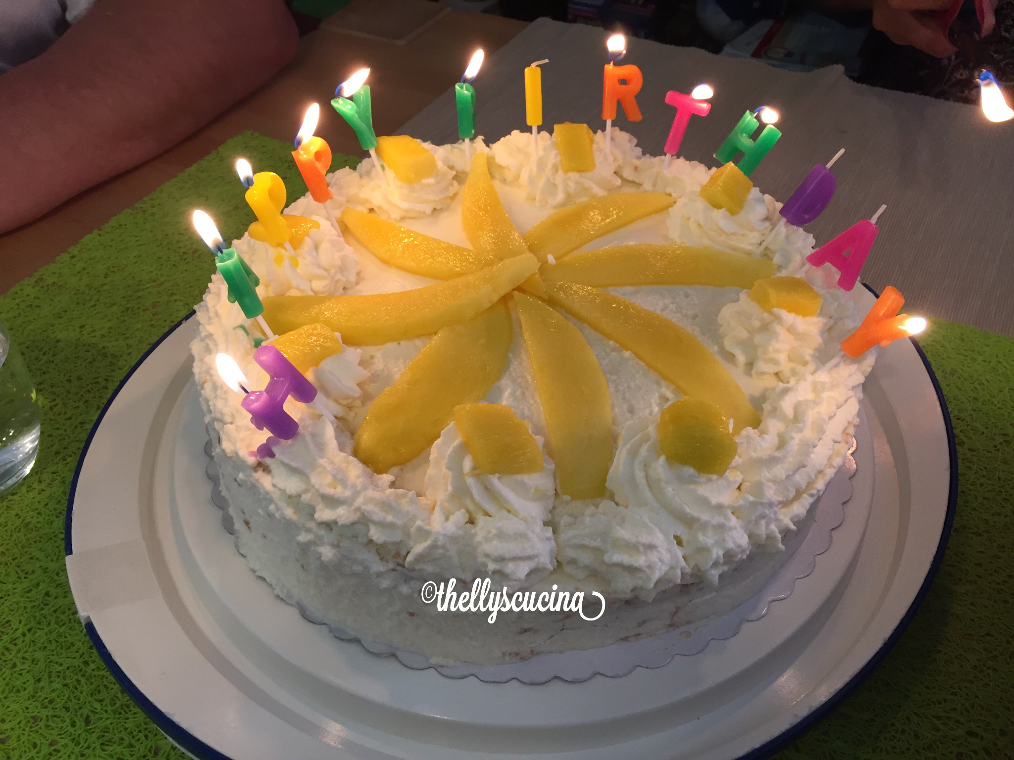 Mango Iced cake Mango Iced cake