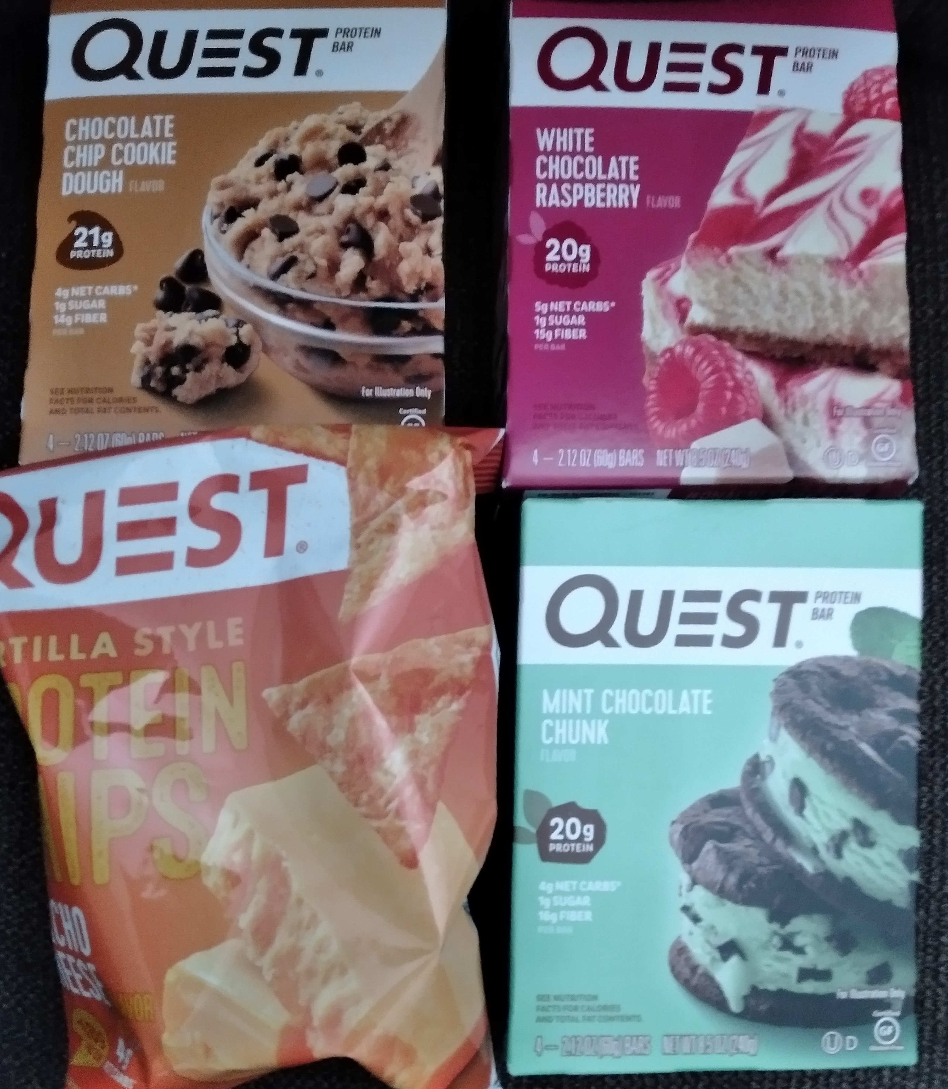 Quest bars and chips Quest bars and chips