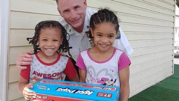 Baltimore children Amiyah Dantzler-Clay and her younger brother Jayden Baltimore children Amiyah Dantzler-Clay and her younger brother Jayden