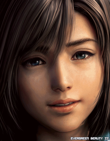 Evergreen Beauty II - Another Final Fantasy character who looks very attractive and cute. I love Yuna :)