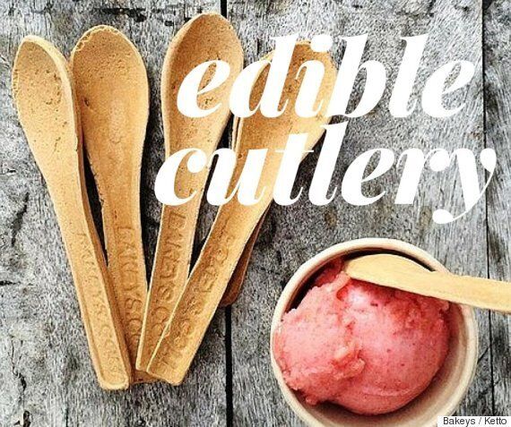 edible spoons photo courtesy of Huffington Post