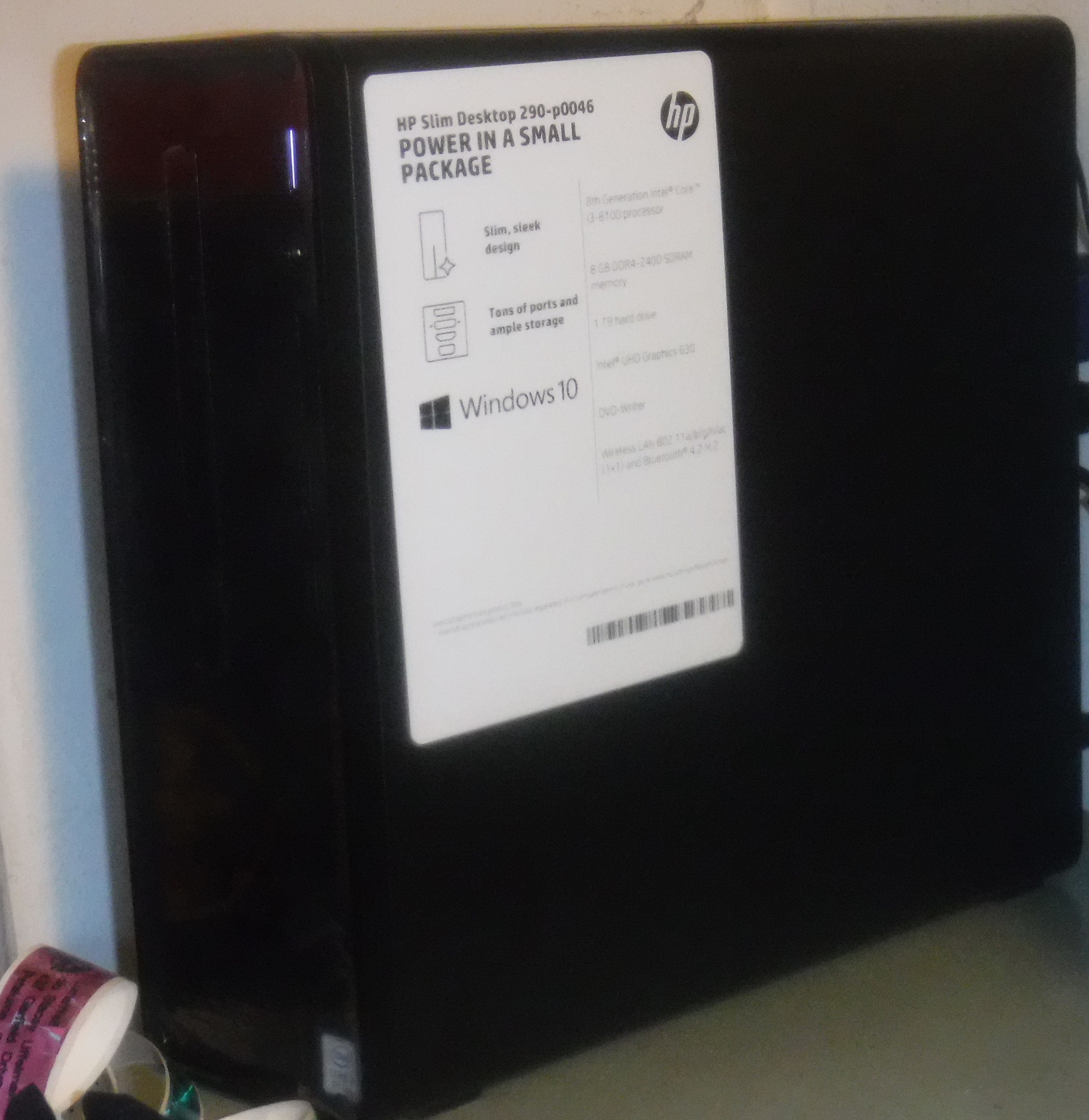 Photo I took of my new computer