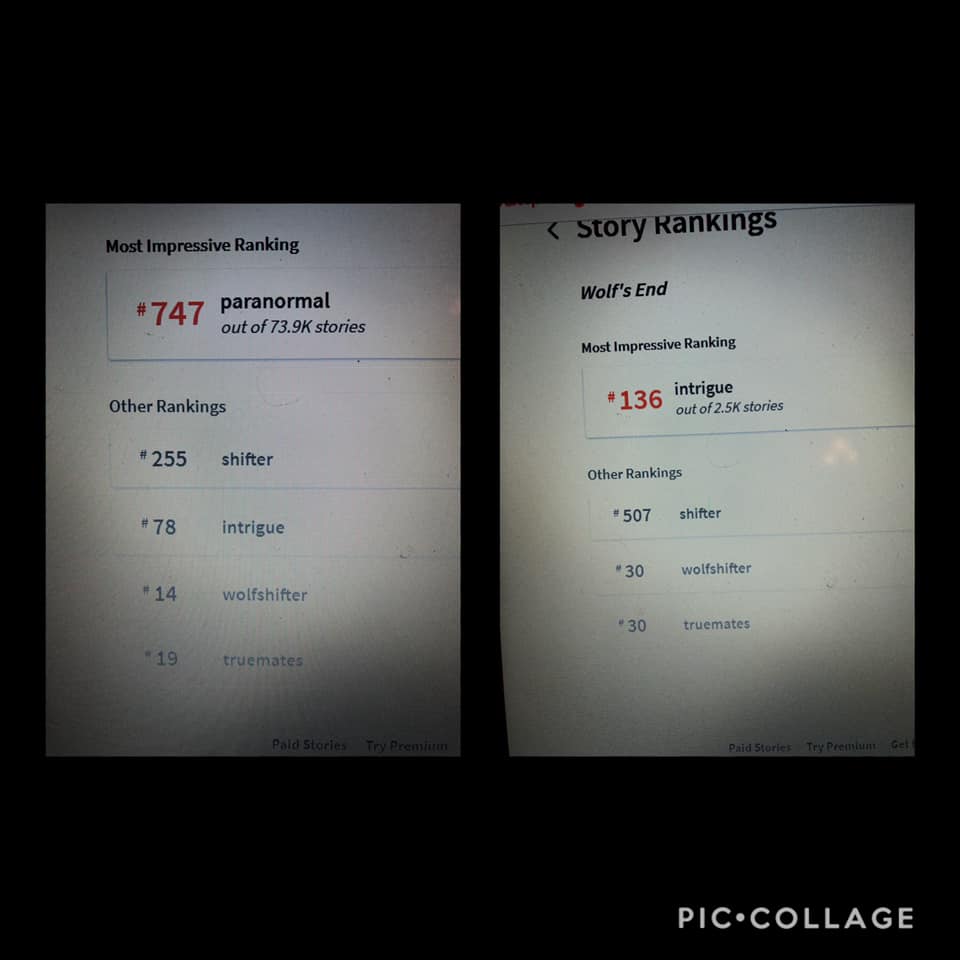 Wattpad ranks 9/29 and 9/28 Wattpad ranks 9/29 and 9/28