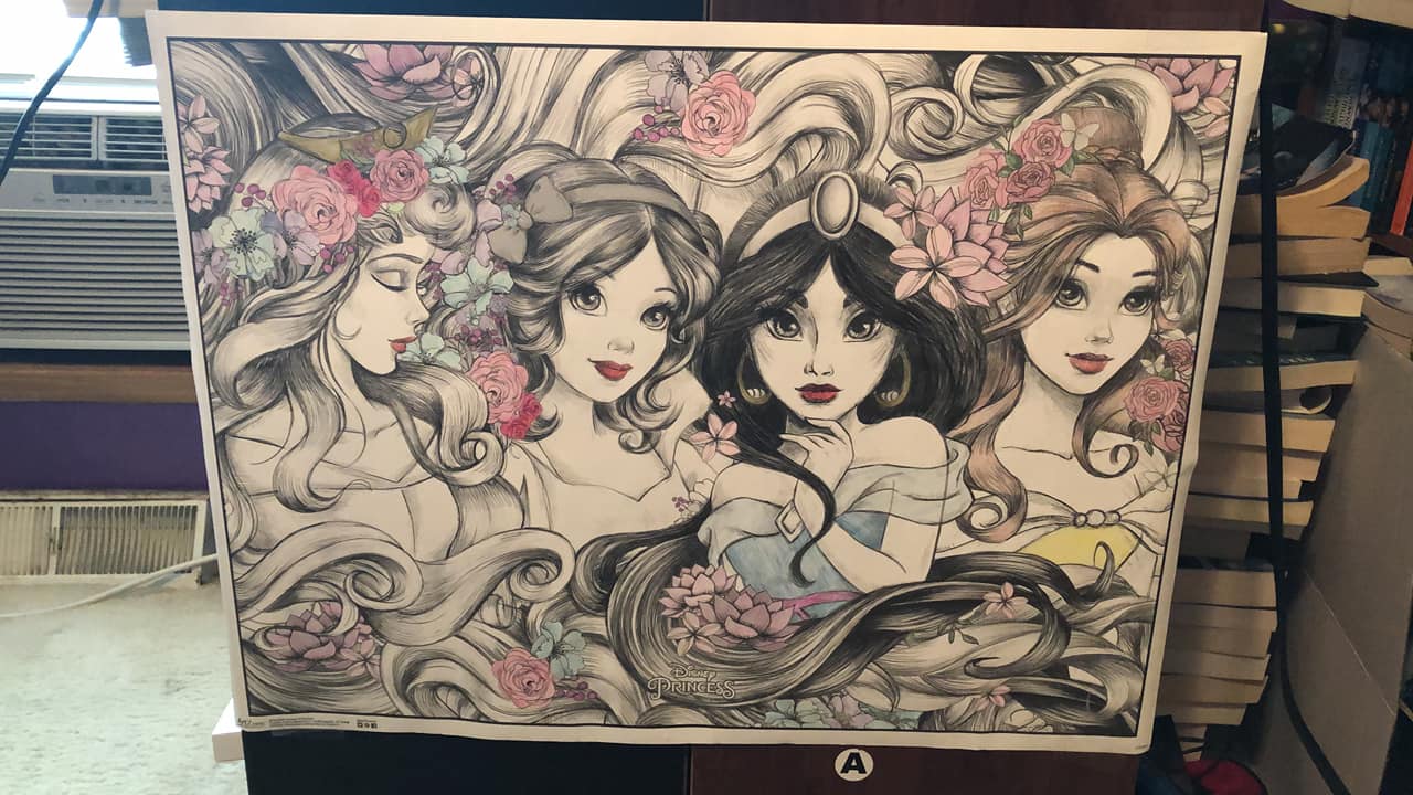 Disney Princess Coloring Picture Disney Princess Coloring Picture