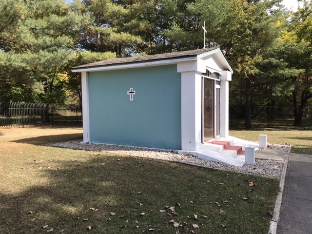 Chapel built by Italian POWs at Camp Atterbury, Indiana.  Photo taken by and the property of FourWalls.