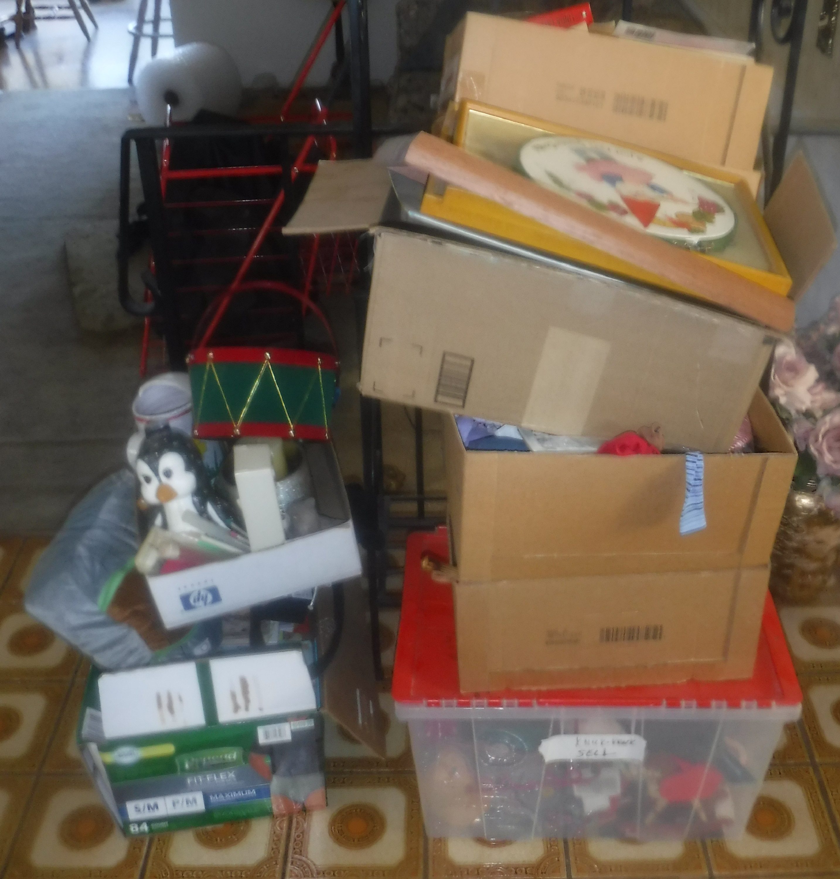 Photo I took of some of the stuff before the yard sale Photo I took of some of the stuff before the yard sale